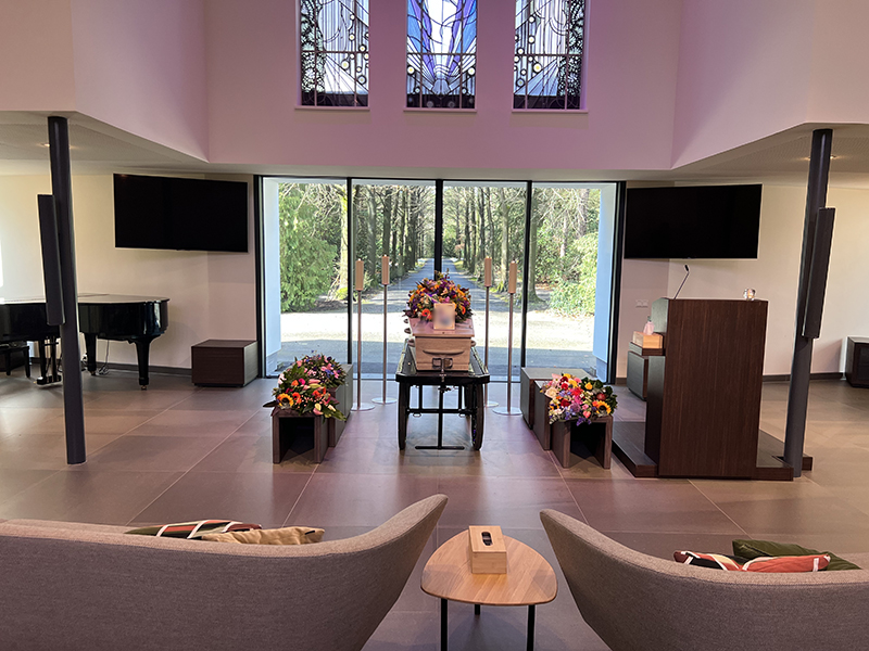 Aula crematorium Den en Rust in Bilthoven