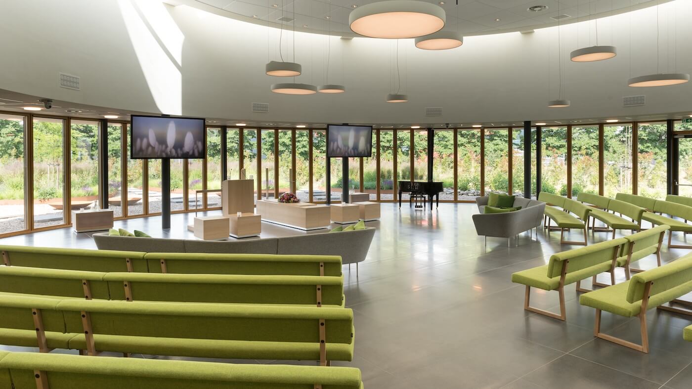 Aula crematorium Domstede Utrecht