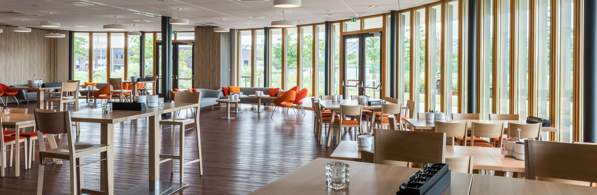 Koffiekamer van crematorium Domstede
